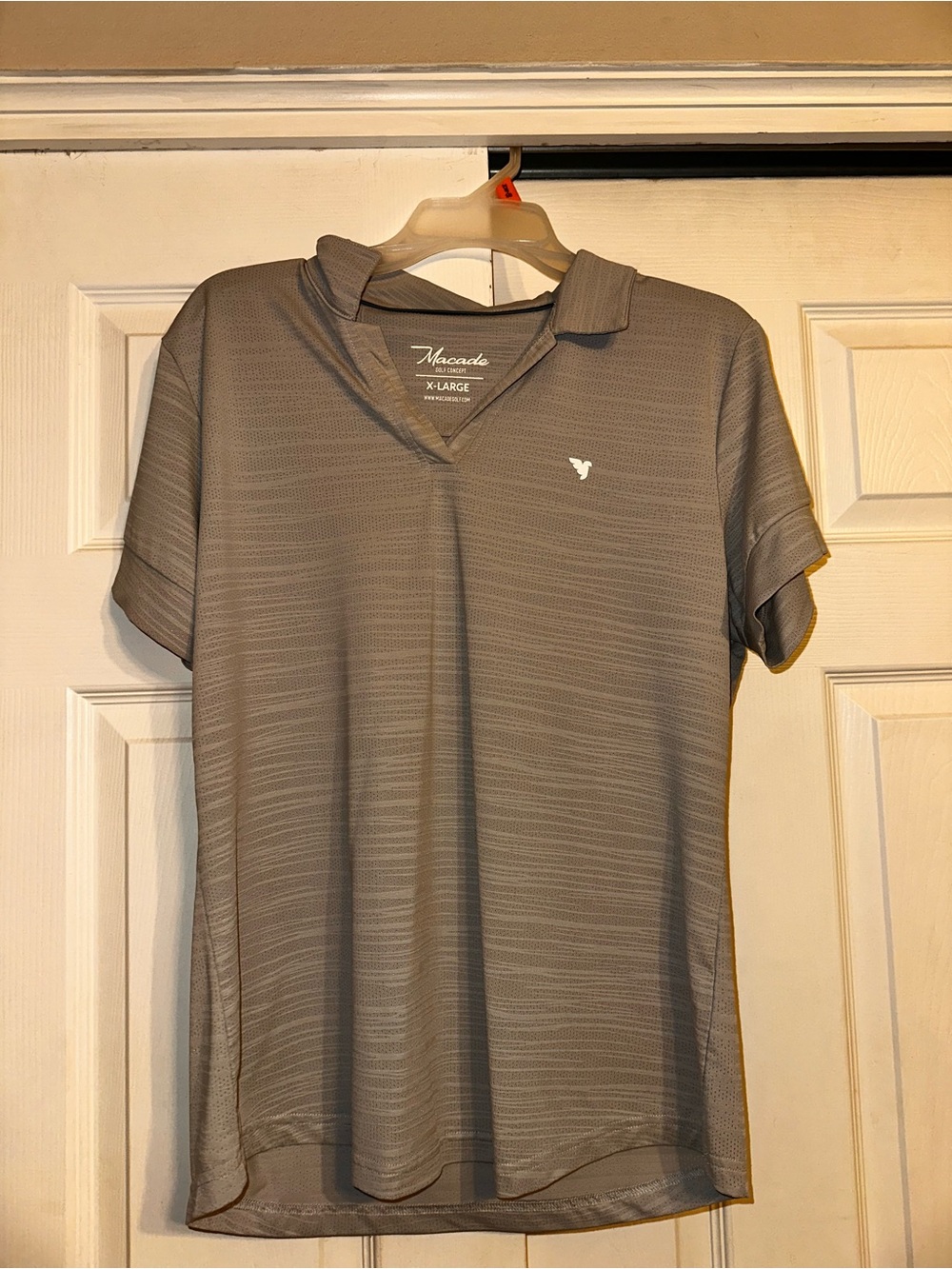 Women’s Macade Golf Gray Polo Shirt